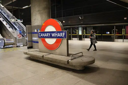 Photo 4: Exterior · Canary Wharf Underground Station in London, England