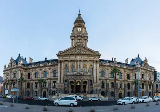 Photo 4: Interior · Cylindrical projection panorama of Cape Town City Hall, South Africa
