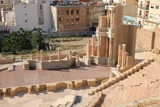 Photo 3: Exterior · Roman theatre in Cartagena in Spain