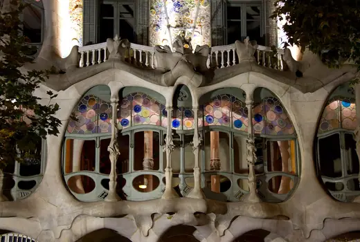Photo 3: Exterior · Casa Batllo Front at Night 2