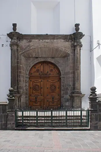 Photo 5: Detail · The northern portal of Catedral Metropolitana, Quito, Pichincha, Ecuador
