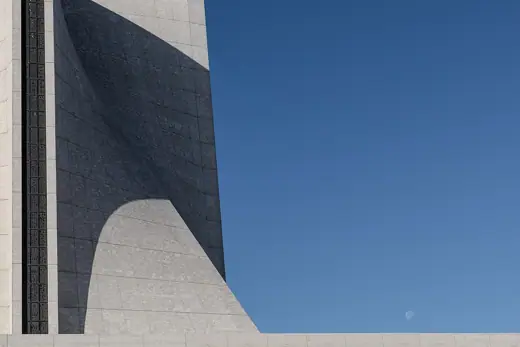 Photo 2: Exterior · Cathedral of Saint Mary of the Assumption and the moon, San Francisco, California, USA