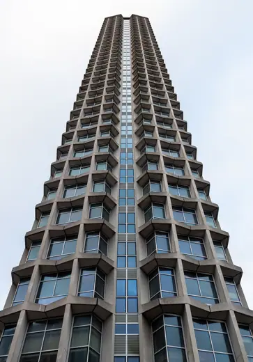 Photo 3: Exterior · Looking up at Centre Point, London