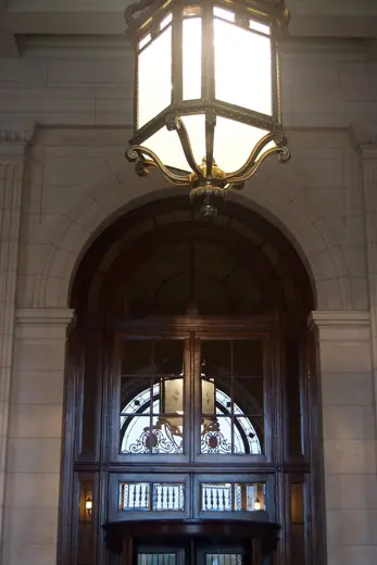 Photo 5: Interior · Architectural Detail entrance of Centro Cultural Kirchner in Buenos Aires, Argentina