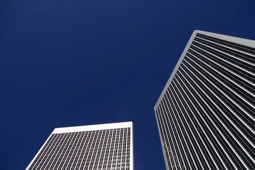 Photo 2: Context · The heart of West Los Angeles is the towering buildings that resemble the World Trade Center that once was 