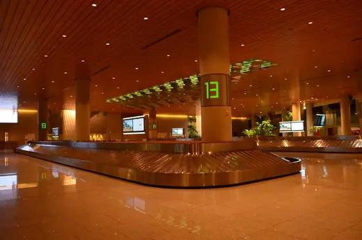 Photo 6: Interior · Mumbai International airport's baggage belt of new Terminal T2