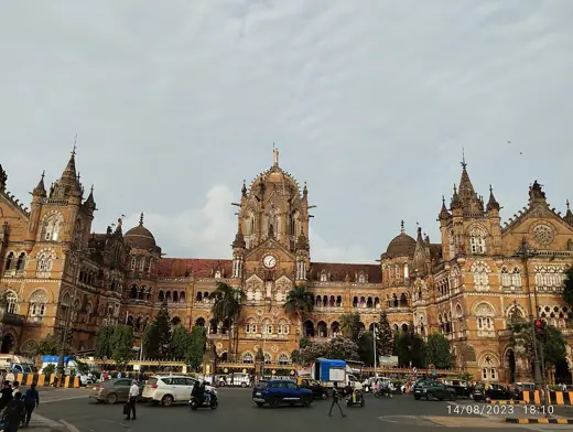 Photo 3: Exterior · Chhatrapati Shivaji Terminus (a UNESCO World Heritage Site
