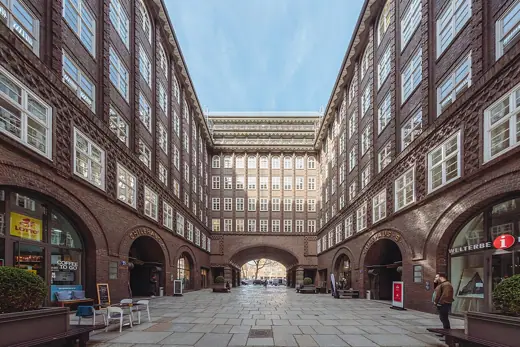 Photo 4: Exterior · The inner courtyard of the Chilehaus