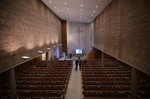 Photo 5: Interior · A landmark modernist church in South Minneapolis designed by Eliel Saarinen