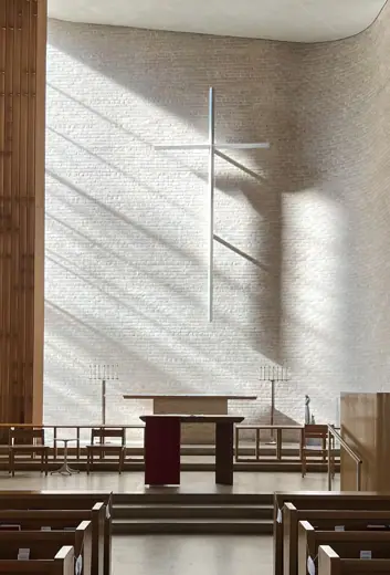 Photo 6: Interior · Christ Church Lutheran is a National Historic Landmark
