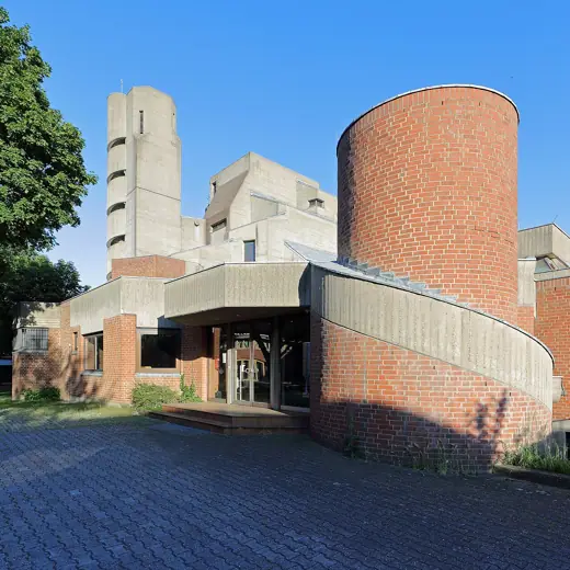 Photo 3: Exterior · Christi Auferstehung , a Catholic Church in Cologne , Germany, erected from 1968-1970