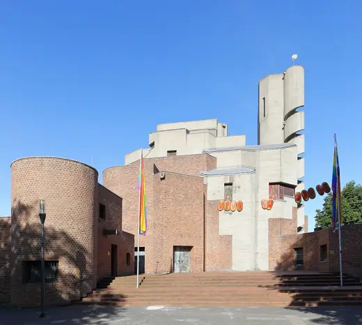 Photo 4: Exterior · Christi Auferstehung , a brutalist Catholic Church in Cologne , NRW, Germany, erected from 1968-1970