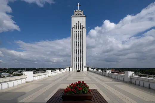 Photo 2: Exterior · The impressive Christ's Resurrection church, Kaunas, Lithuania