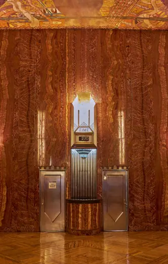 Photo 4: Interior · Chrysler Building lobby on 42nd street entrance, digital clock with art deco illumination
