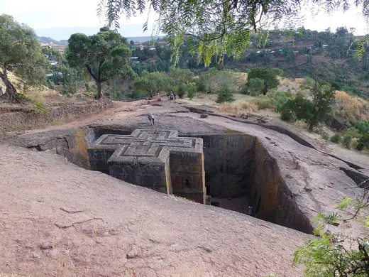 Photo 4: Exterior · Eglise Saint-Georges à Lalibela (Ethiopie)