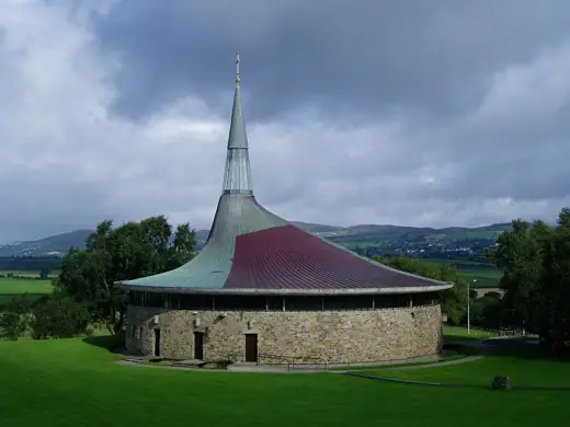 Photo 1: Exterior · St Aengus' Church (1965-7), Burt, County Donegal by Liam McCormick