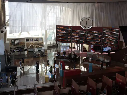 Photo 4: Interior · Front lobby of Archlight Hollywood in Los Angeles as seen from the second floor in July 2019