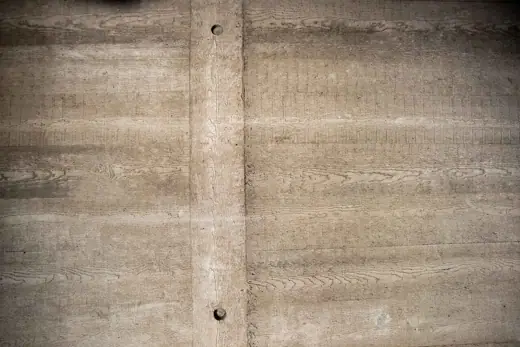 Photo 4: Interior · Board-marked concrete on the interior walls of Clifton Cathedral, Bristol, UK