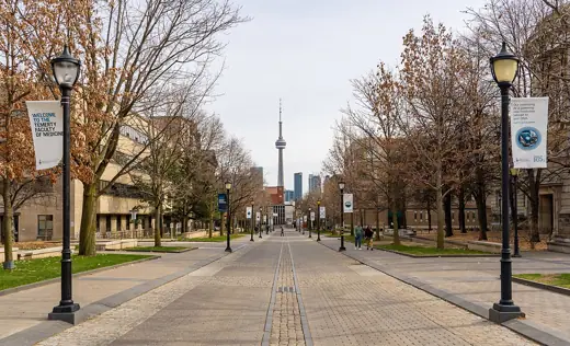 Photo 1: Exterior · A view of CN Tower from the University of Toronto