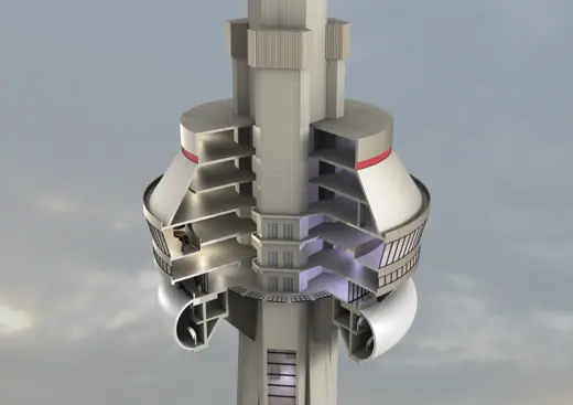 Photo 8: Model · Model from the Main Pod of the CN Tower 