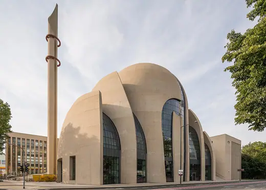 Photo 2: Exterior · Cologne, Germany: The DITIB Central Mosque in Köln-Ehrenfeld
