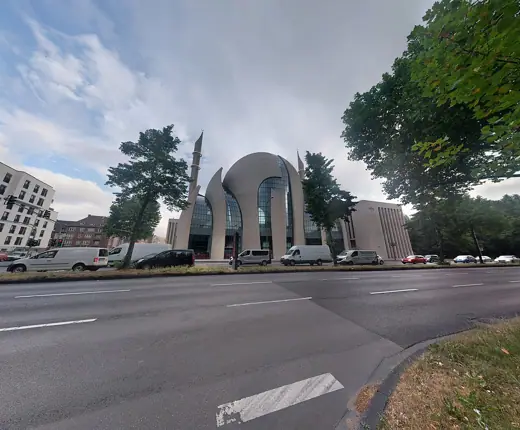 Photo 6: Context · DITIB Central Mosque in Cologne, from across the street