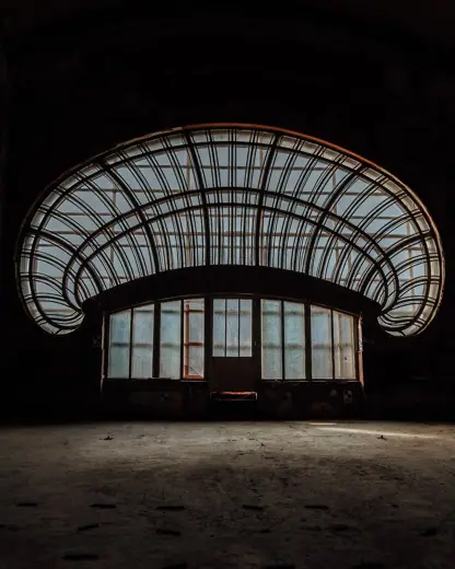 Photo 5: Interior · Constanța Casino, upstairs hall window, Constanța county