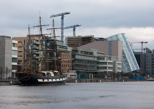 Photo 6: Interior · Construction work on The Convention Centre, Dublin, is progressing rapidly