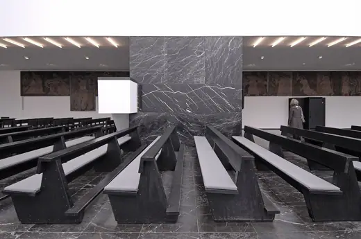 Photo 4: Interior · Church Corpus Christi in Aachen by Architect Rudolf Schwarz, interior