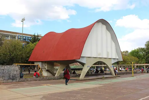 Photo 3: Exterior · Pabellón de Rayos Cósmicos de la UNAM en Ciudad Universitaria, construido por Félix Candela