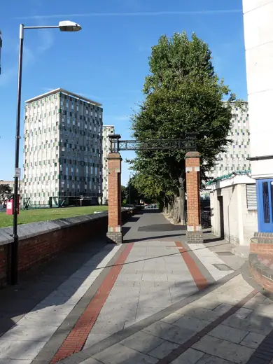 Photo 1: Exterior · Cranbrook Estate, London, UK, taken from the Roman Road (Bethnal Green)
