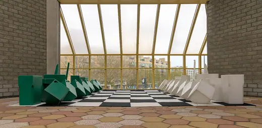 Photo 3: Exterior · A large game of chess in the cube houses of Rotterdam, NL