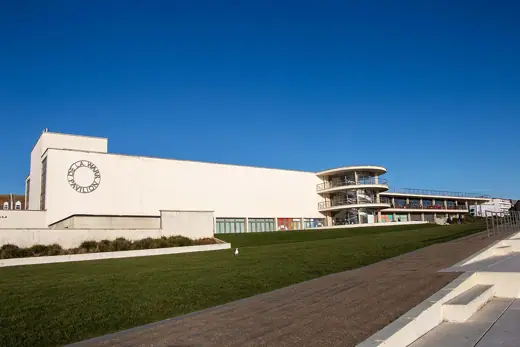 Photo 2: Exterior · 90th anniversary of the De La Warr Pavilion in 2025, Bexhill, East Sussex