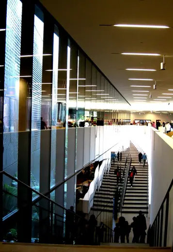 Photo 5: Interior · Stairway at the de Young