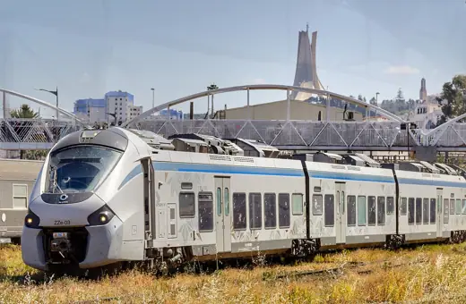 Photo 3: Exterior · A Coradia ZZe trainset from SNTF at Agha Station