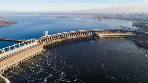 Photo 4: Exterior · Dnieper Hydroelectric Station in Zaporizhzhia , Ukraine