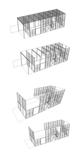 Photo 7: Drawing · wireframe de isometricas Casa Eames