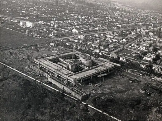 Photo 5: Context · 1968, aerial view of the UN-CEPAL compound