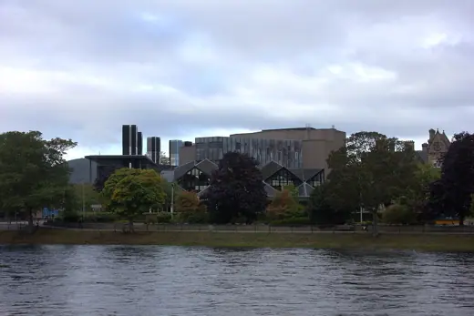 Photo 4: Exterior · Eden Court theatre from Ness Bank walk