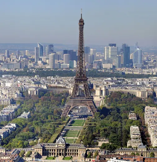 Photo 4: Exterior · Paris: The Eiffel Tower and the Champ de Mars ; with the La Défense business district in the background