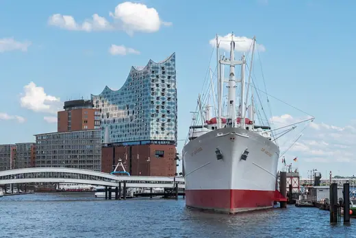 Photo 2: Exterior · Hamburg: Elbphilharmonie and museum ship Cap San Diego