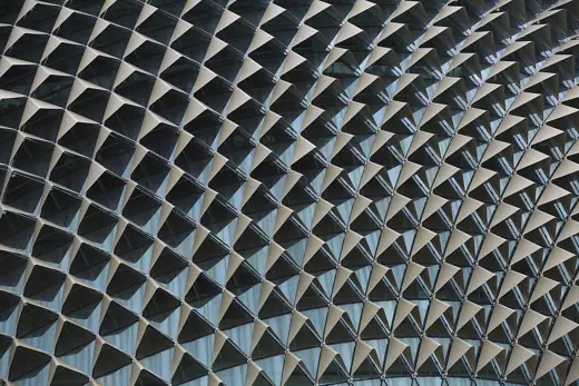 Photo 6: Detail · Singapore:Roof detail of "Esplanade - Theatres on the Bay"
