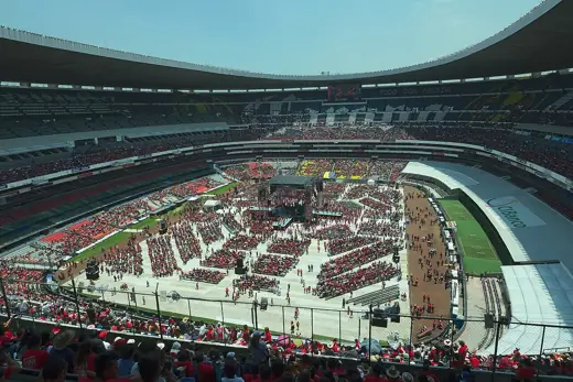 Photo 5: Interior · Stadium Azteca interior on One millon for Jesus event