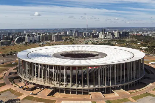 Photo 6: Context · Aerial view of Brasilia National Stadium on June 2013