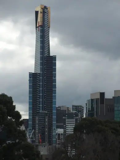 Photo 6: Context · Eureka Tower seen from the Shrine of Remembrance, Melbourne