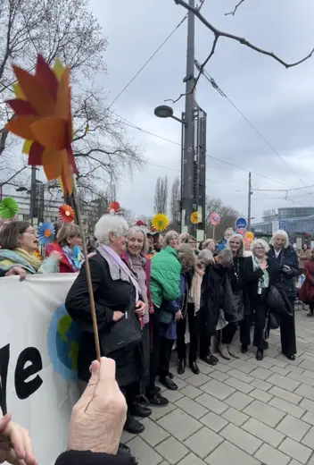 Photo 6: Interior · Die KlimaSeniorinnen vor dem dem Europäischen Gerichtshof für Menschenrechte