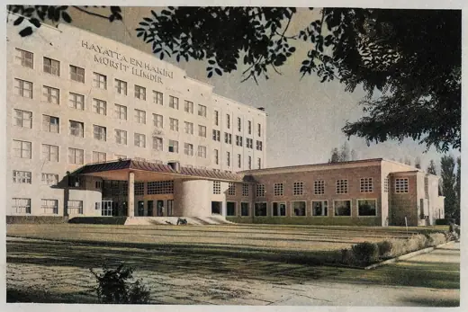 Photo 3: Exterior · This photograph is a colourised version of another file uploaded to Commons
