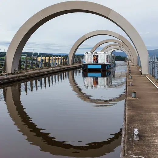 Photo 5: Section · The top of the Falkirk Wheel 
