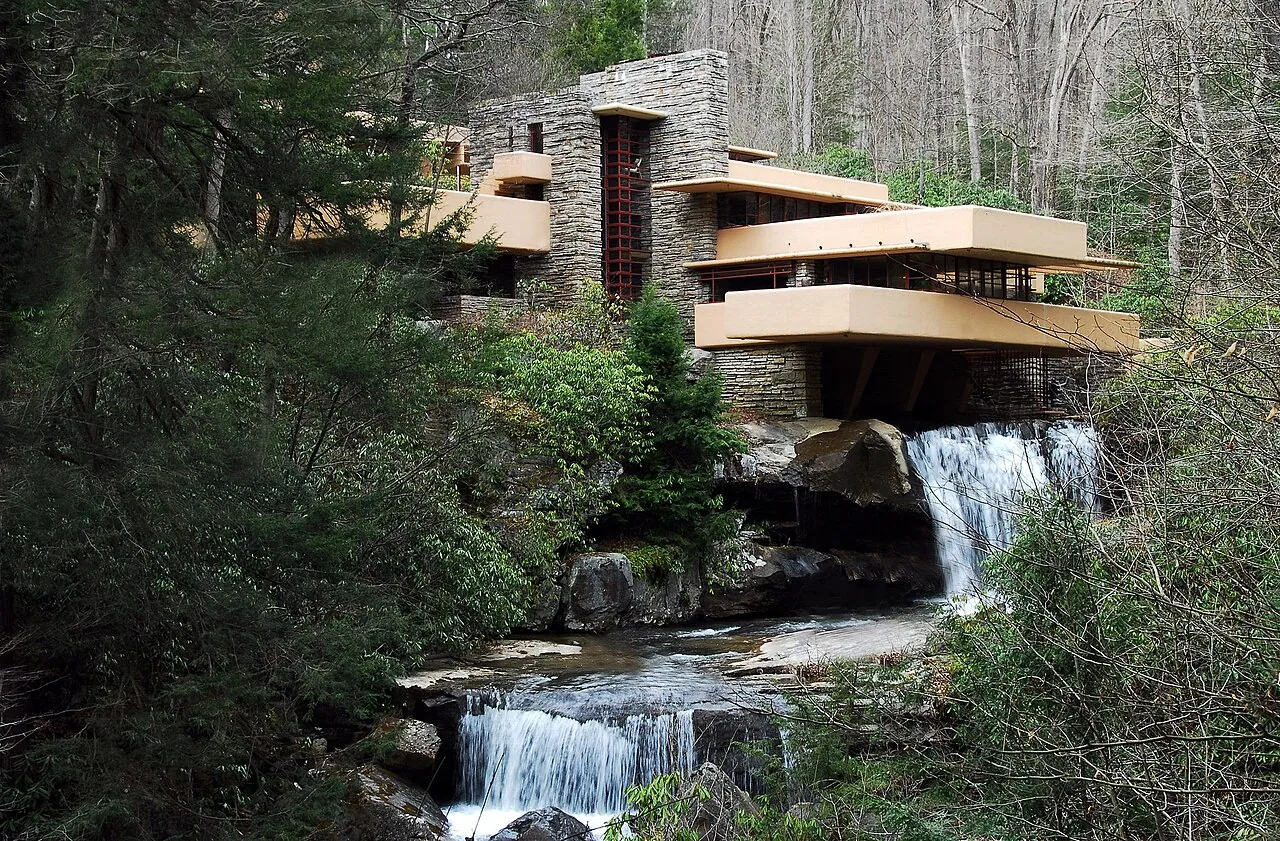 Fallingwater: Exterior · Fallingwater at Mill Run, Pennsylvania