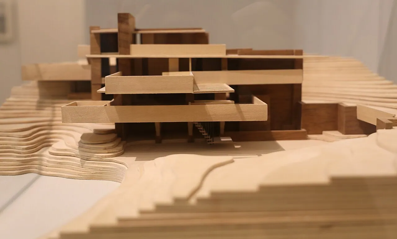 Fallingwater: Drawing · Architectural models in the Gemeentemuseum Den Haag